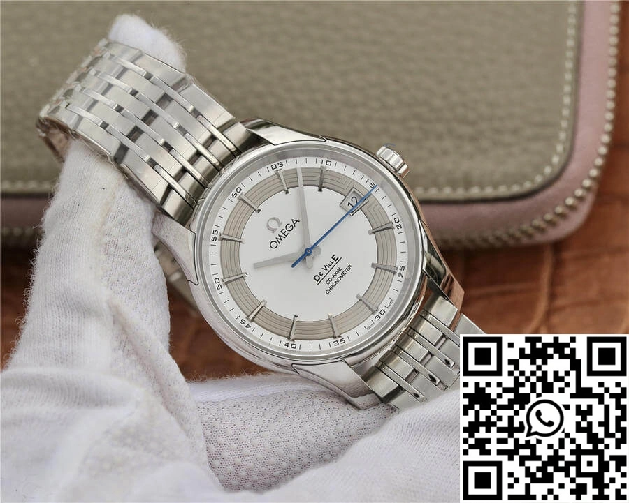 Omega De Ville 431.30.41.21.02.001 VS Factory Silver Dial Stainless Steel Strap Practical 298