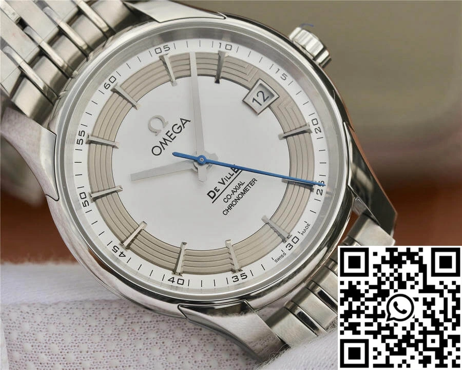 Omega De Ville 431.30.41.21.02.001 VS Factory Silver Dial Stainless Steel Strap Practical 298