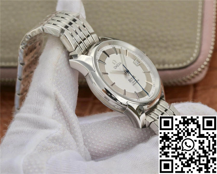 Omega De Ville 431.30.41.21.02.001 VS Factory Silver Dial Stainless Steel Strap Practical 298