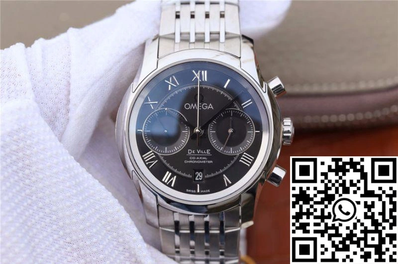 Sustainable Omega De Ville Chronograph 42MM 431.10.42.51.01.001 OM Factory Black Dial 306