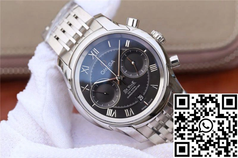 Sustainable Omega De Ville Chronograph 42MM 431.10.42.51.01.001 OM Factory Black Dial 306