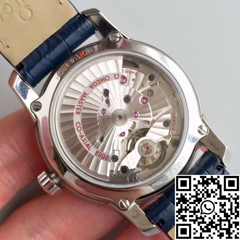 Comfortable Omega De Ville Hour Vision Co-Axial 41MM 431.33.41.21.03.001 3S Factory Blue Dial 322