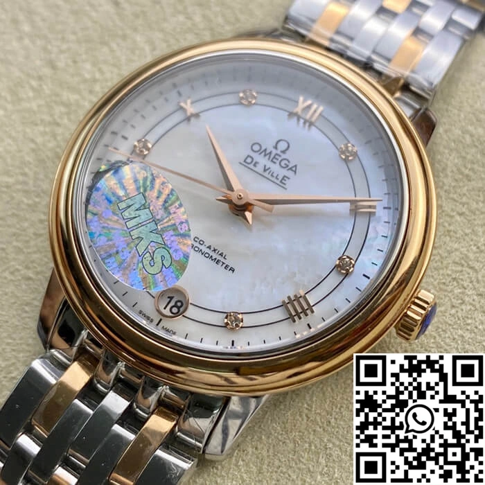 Minimalist Omega De Ville MKS Factory Rose Gold Bezel 312