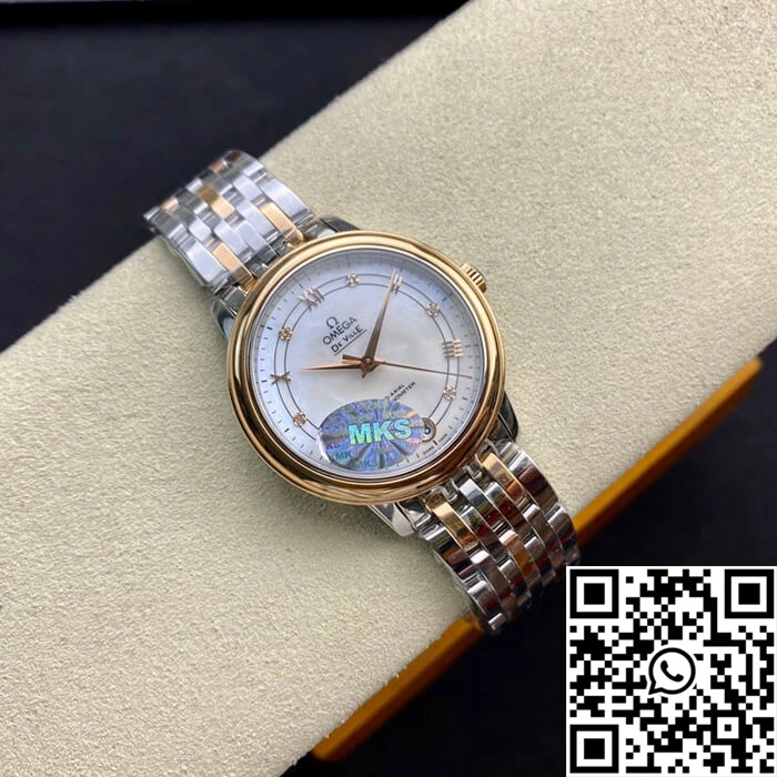 Minimalist Omega De Ville MKS Factory Rose Gold Bezel 312