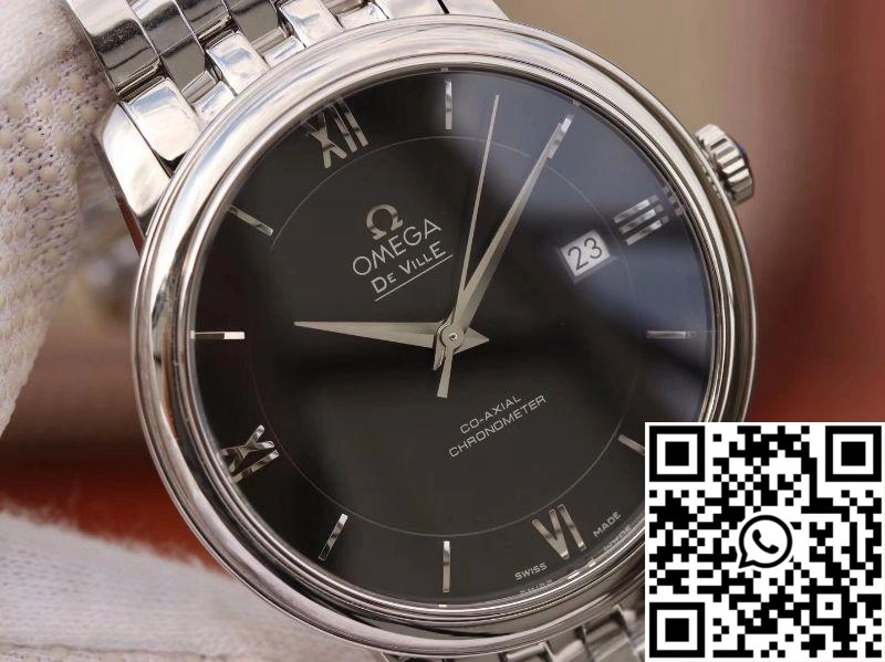 Omega De Ville Prestige 424.10.37.20.01.001 MKS Factory Black Dial Tailored 319