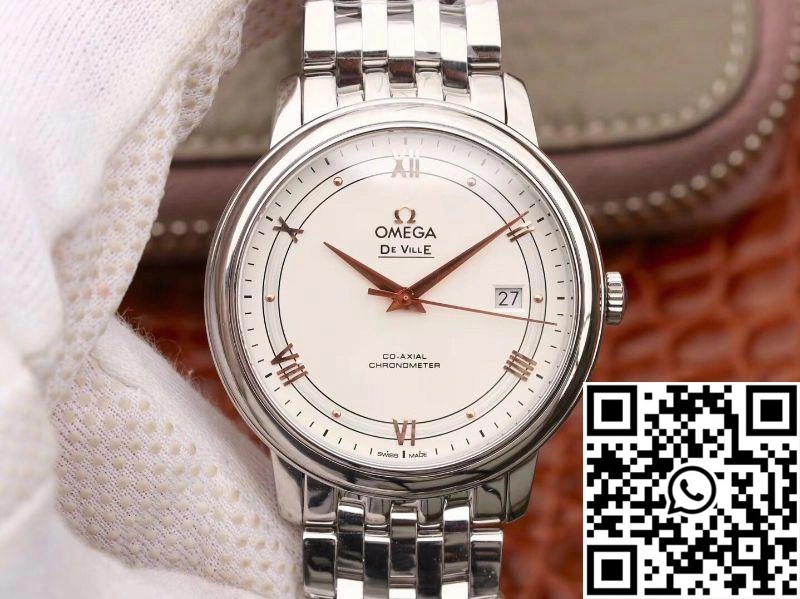 Premium Omega De Ville Prestige 424.10.40.20.02.002 MKS Factory Silver Dial 324