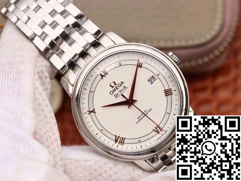 Premium Omega De Ville Prestige 424.10.40.20.02.002 MKS Factory Silver Dial 324