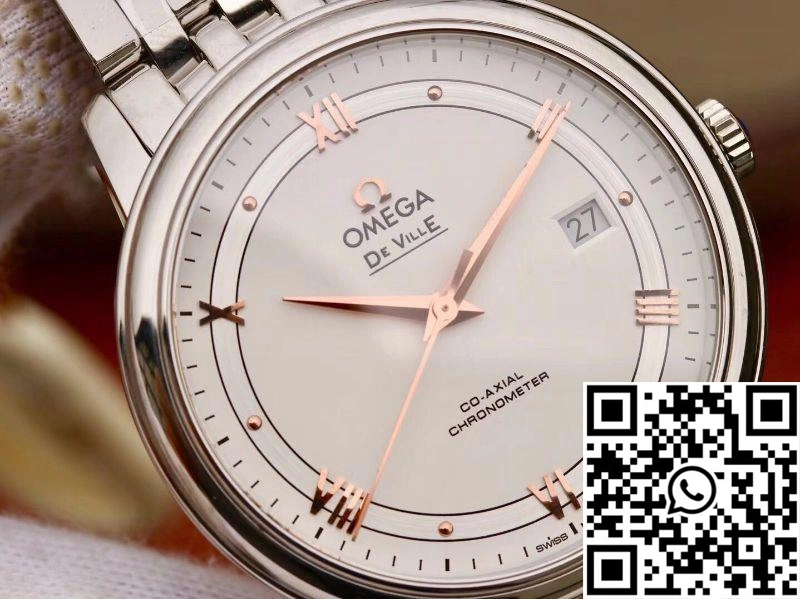 Premium Omega De Ville Prestige 424.10.40.20.02.002 MKS Factory Silver Dial 324