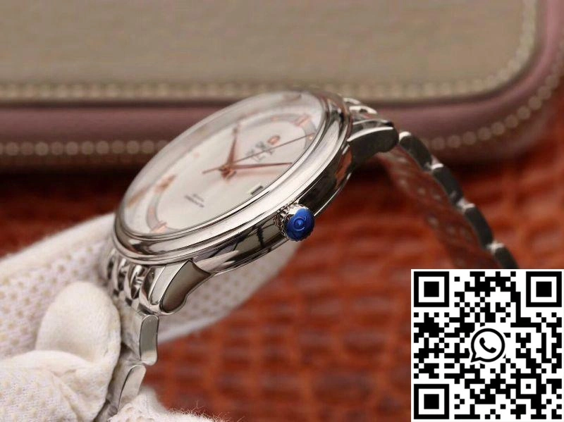 Premium Omega De Ville Prestige 424.10.40.20.02.002 MKS Factory Silver Dial 324
