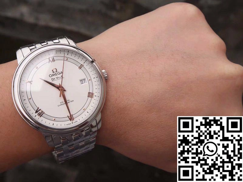 Premium Omega De Ville Prestige 424.10.40.20.02.002 MKS Factory Silver Dial 324