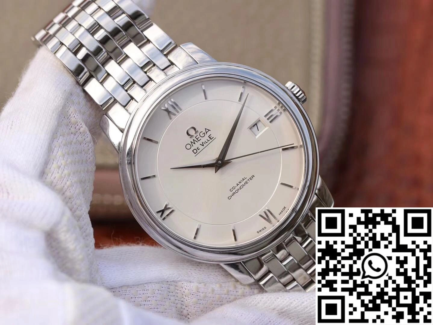 FashionForward Omega De Ville Prestige 424.10.40.20.02.003 MKS Factory White Dial 328
