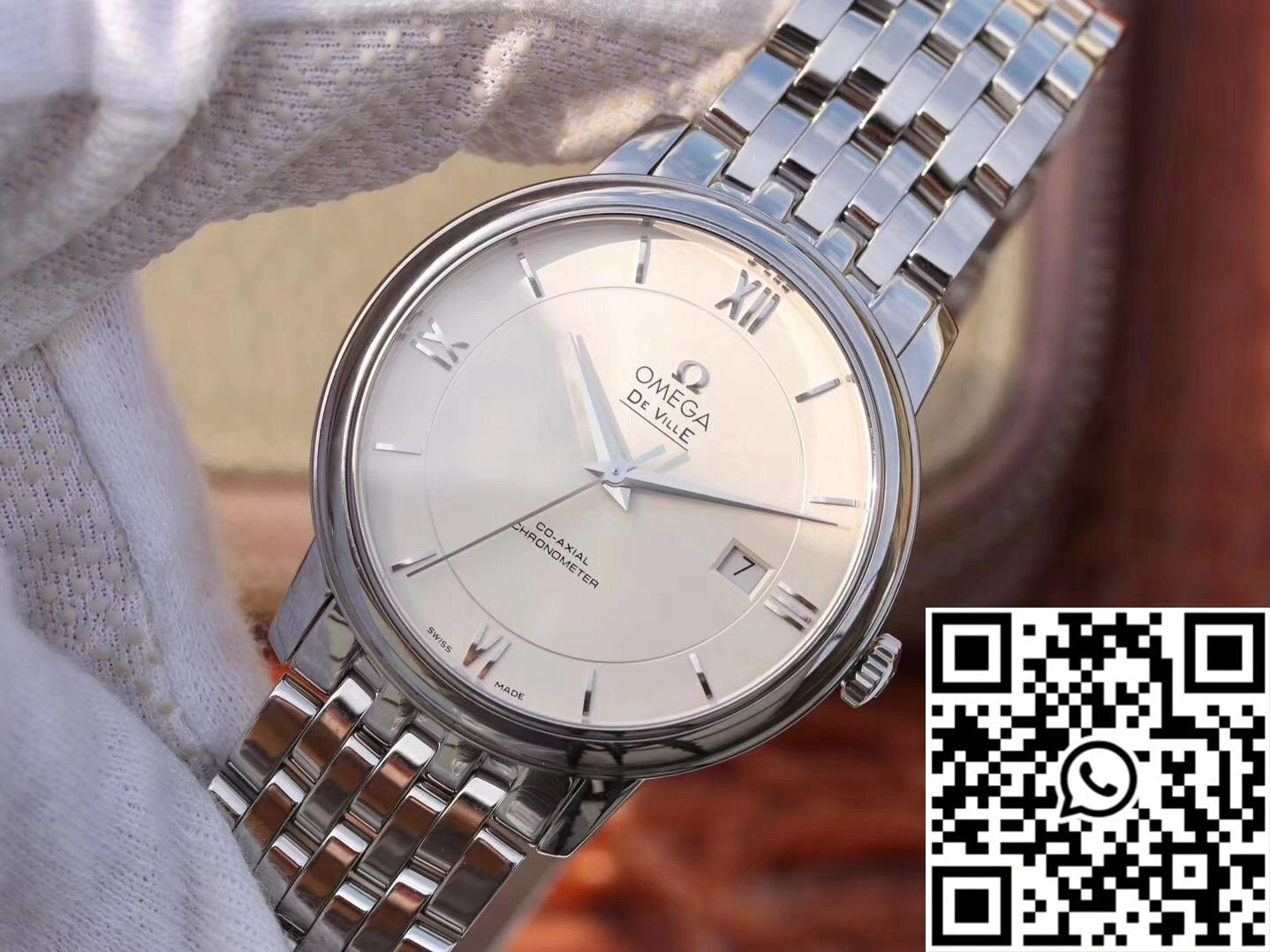 FashionForward Omega De Ville Prestige 424.10.40.20.02.003 MKS Factory White Dial 328