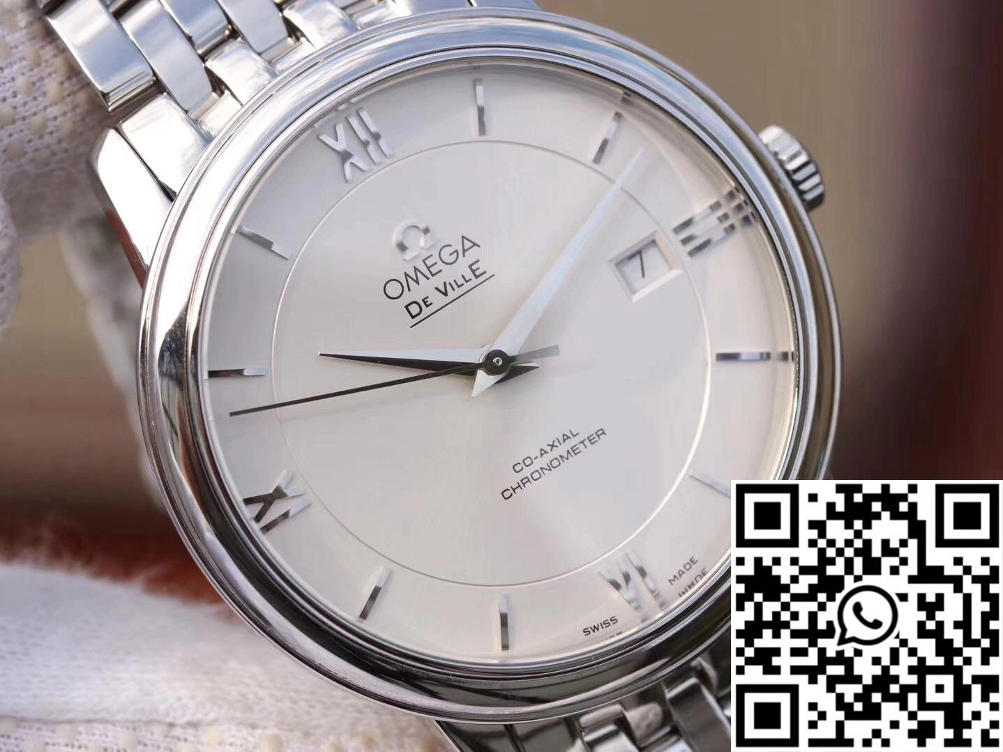 FashionForward Omega De Ville Prestige 424.10.40.20.02.003 MKS Factory White Dial 328