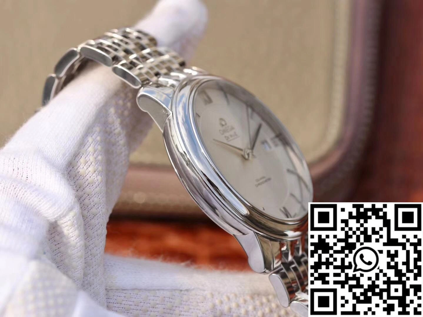 FashionForward Omega De Ville Prestige 424.10.40.20.02.003 MKS Factory White Dial 328