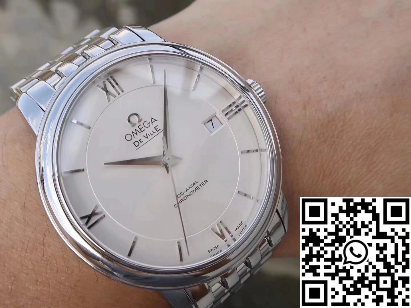 FashionForward Omega De Ville Prestige 424.10.40.20.02.003 MKS Factory White Dial 328