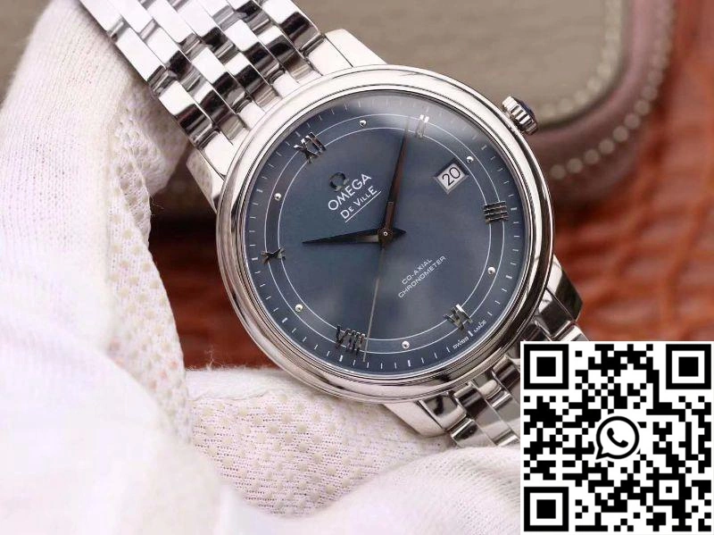 Omega De Ville Prestige 424.10.40.20.03.002 MKS Factory Blue Dial OdorResistant 327