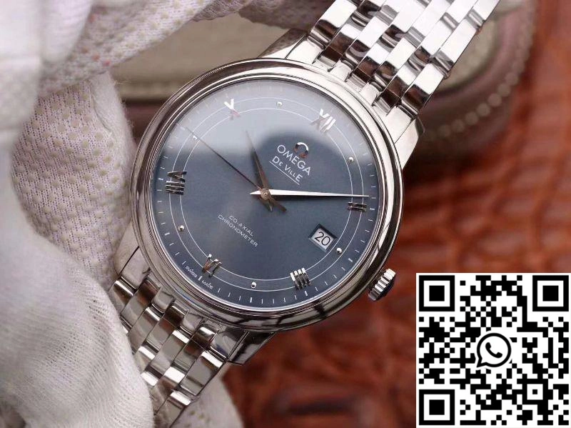Omega De Ville Prestige 424.10.40.20.03.002 MKS Factory Blue Dial OdorResistant 327