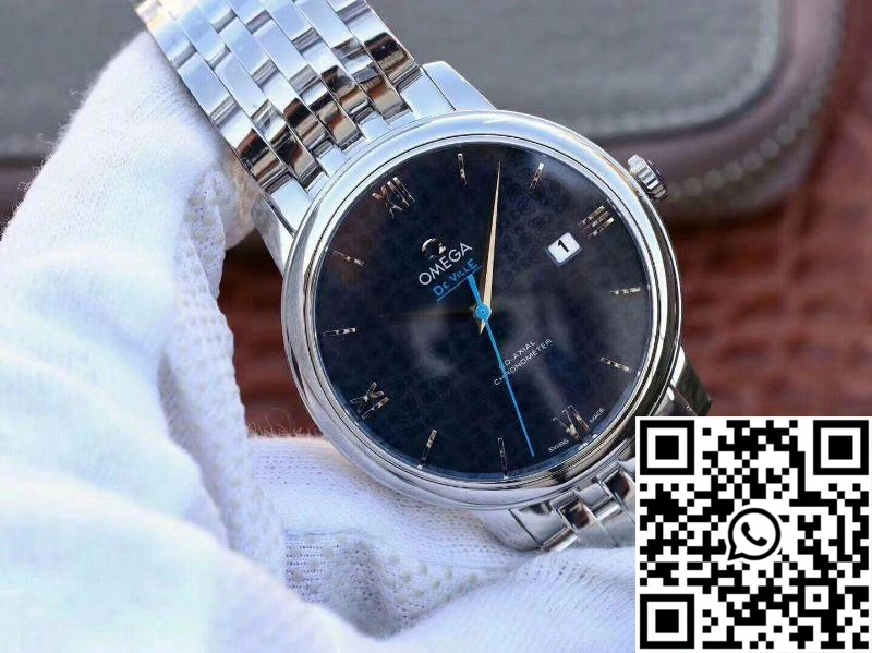 Trendy Omega De Ville Prestige 424.10.40.20.03.003 Blue Dial 309