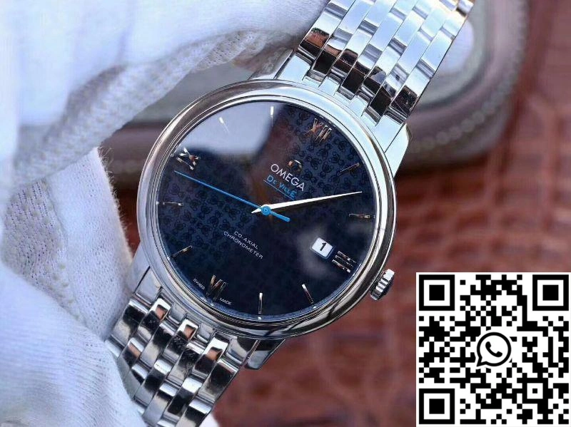 Trendy Omega De Ville Prestige 424.10.40.20.03.003 Blue Dial 309