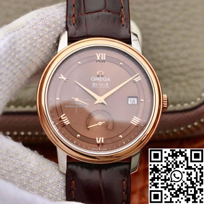 Omega De Ville Prestige 424.23.40.20.13.001 TW Factory Brown Dial Modern 323