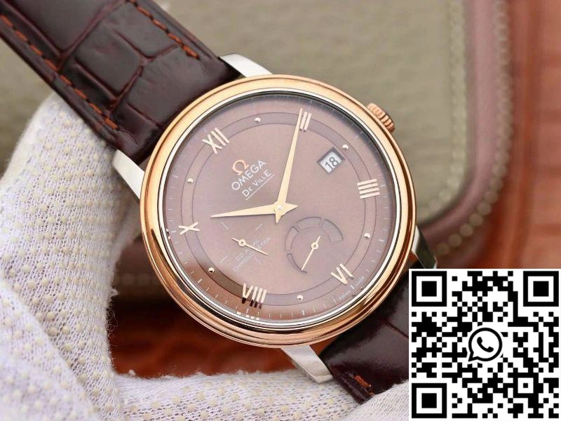 Omega De Ville Prestige 424.23.40.20.13.001 TW Factory Brown Dial Modern 323