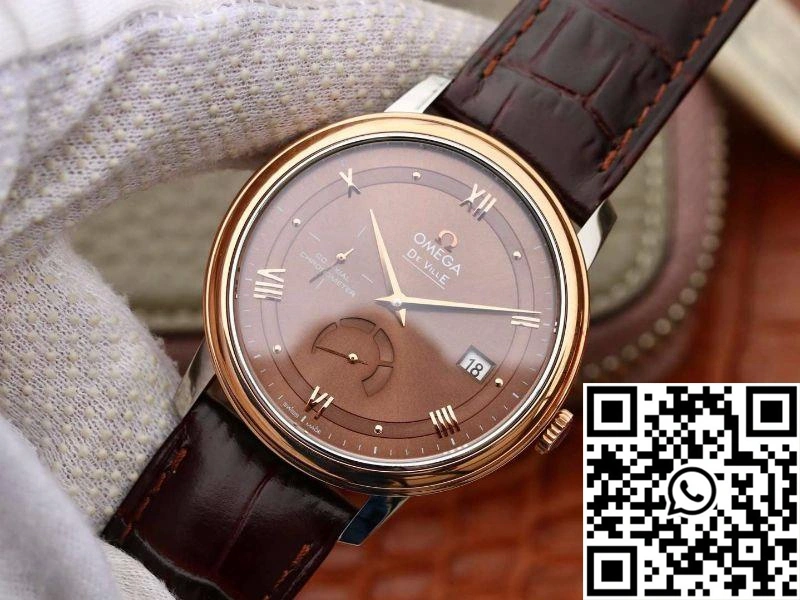 Omega De Ville Prestige 424.23.40.20.13.001 TW Factory Brown Dial Modern 323