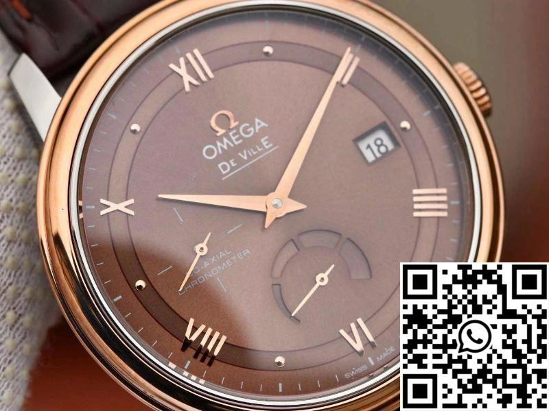 Omega De Ville Prestige 424.23.40.20.13.001 TW Factory Brown Dial Modern 323