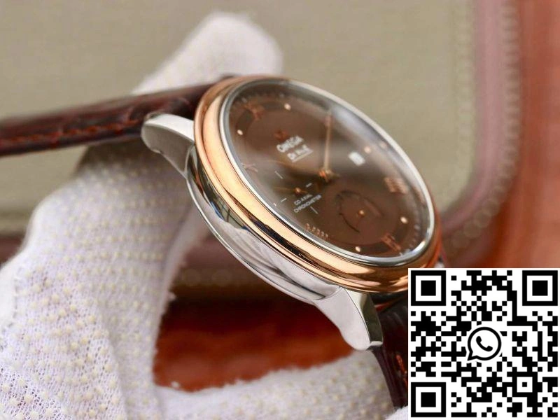 Omega De Ville Prestige 424.23.40.20.13.001 TW Factory Brown Dial Modern 323