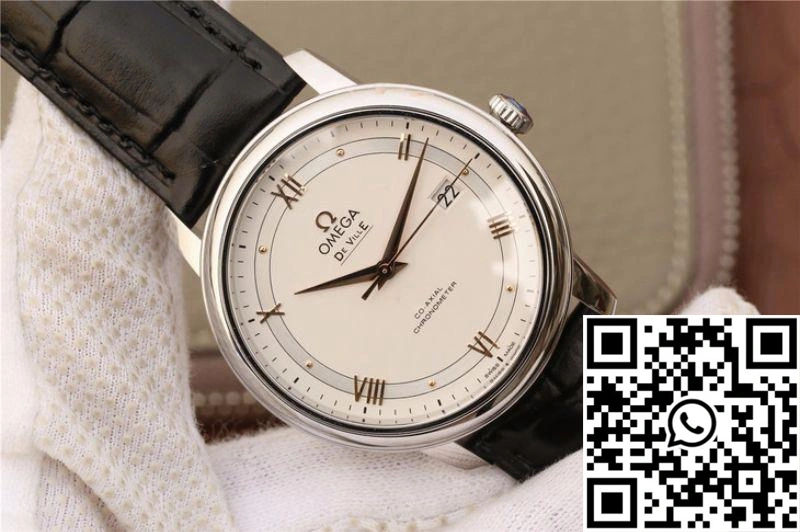 Versatile Omega De Ville Prestige Co-Axial 39.5MM 424.13.40.20.02.005 MKS Factory Silver Dial 300
