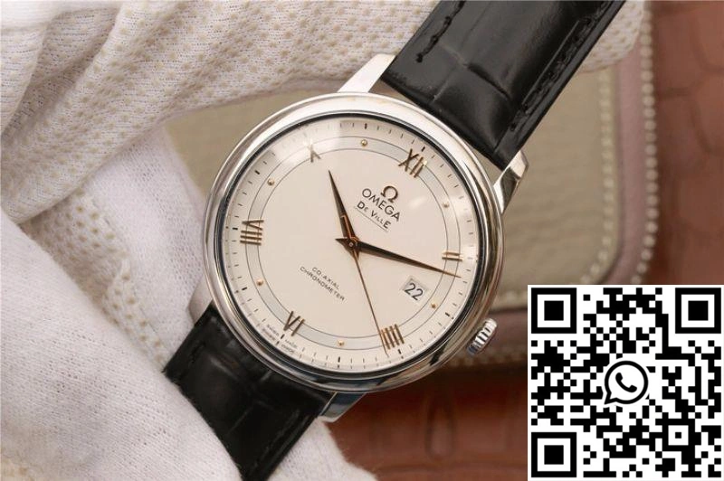 Versatile Omega De Ville Prestige Co-Axial 39.5MM 424.13.40.20.02.005 MKS Factory Silver Dial 300