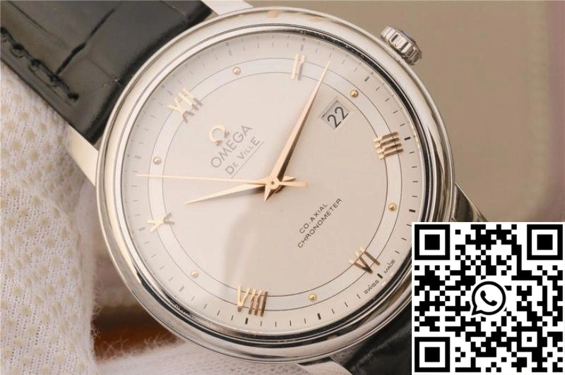 Versatile Omega De Ville Prestige Co-Axial 39.5MM 424.13.40.20.02.005 MKS Factory Silver Dial 300