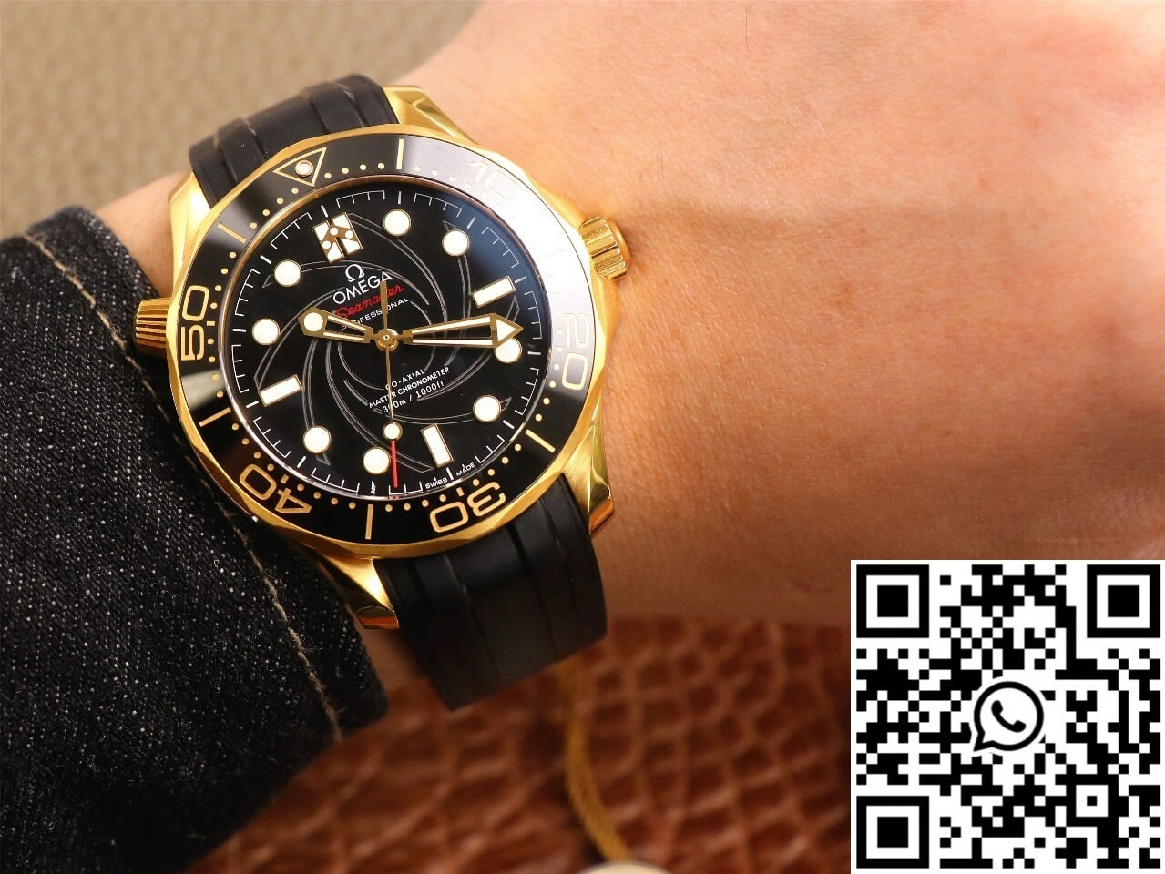 GoodFit Omega Seamaster 210.62.42.20.01.001 VS Factory Yellow Gold 330