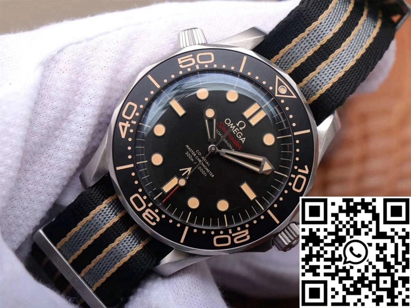 Omega Seamaster 210.92.42.20.01.001 James Bond 007 VS Factory Black Dial Durable 338