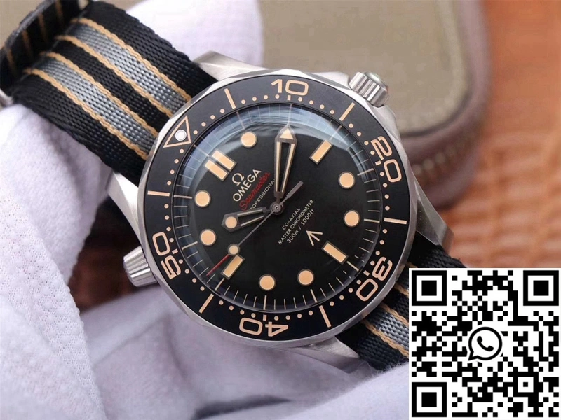 Omega Seamaster 210.92.42.20.01.001 James Bond 007 VS Factory Black Dial Durable 338