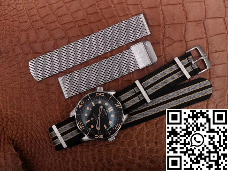 Omega Seamaster 210.92.42.20.01.001 James Bond 007 VS Factory Black Dial Durable 338