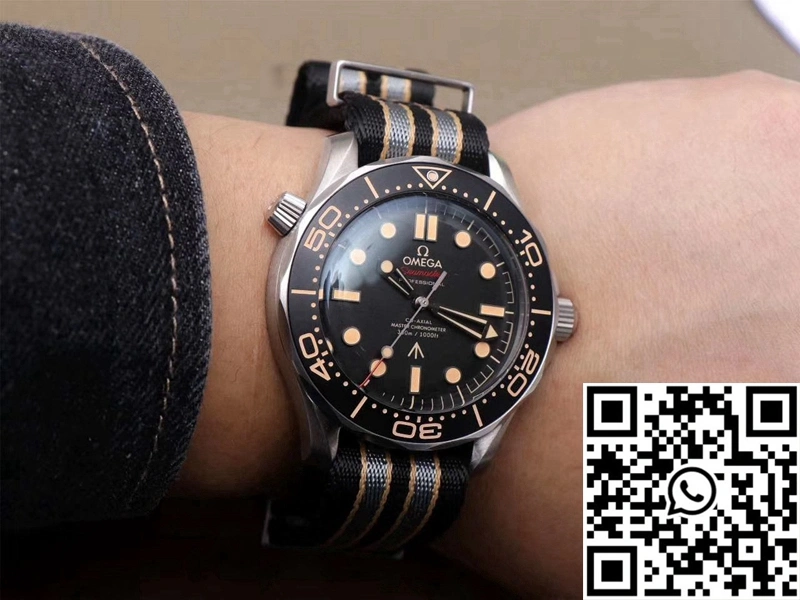 Omega Seamaster 210.92.42.20.01.001 James Bond 007 VS Factory Black Dial Durable 338