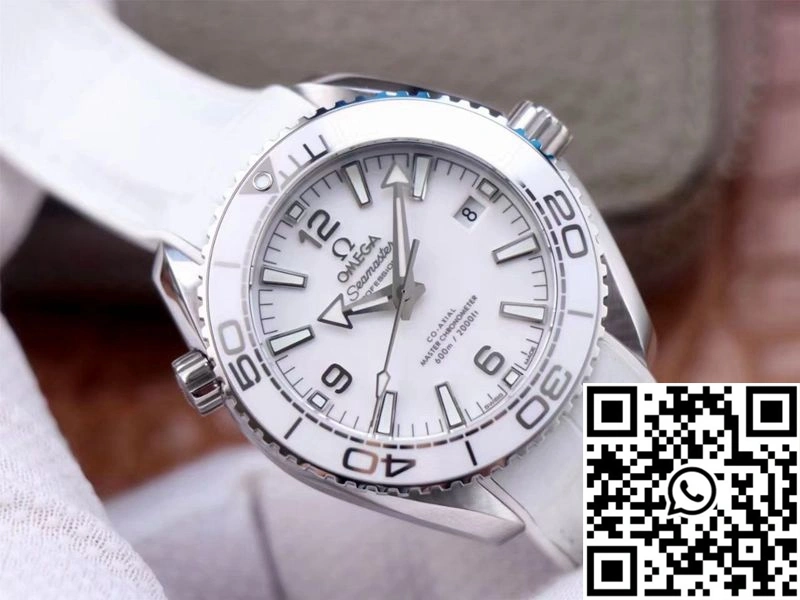 Omega Seamaster 215.33.40.20.04.001 Planet Ocean 600M VS Factory White Dial Vibrant 348