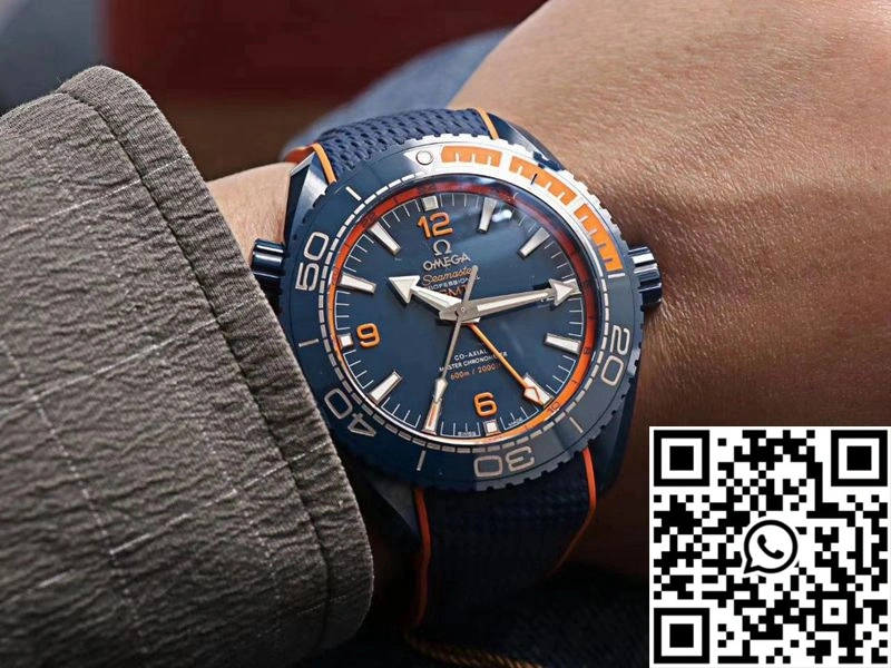 Omega Seamaster 215.92.46.22.03.001 GMT VS Factory Blue Ceramic EasyCare 353