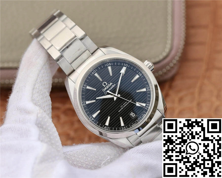 Elegant Omega Seamaster 220.10.41.21.01.001 VS Factory Black Dial 356