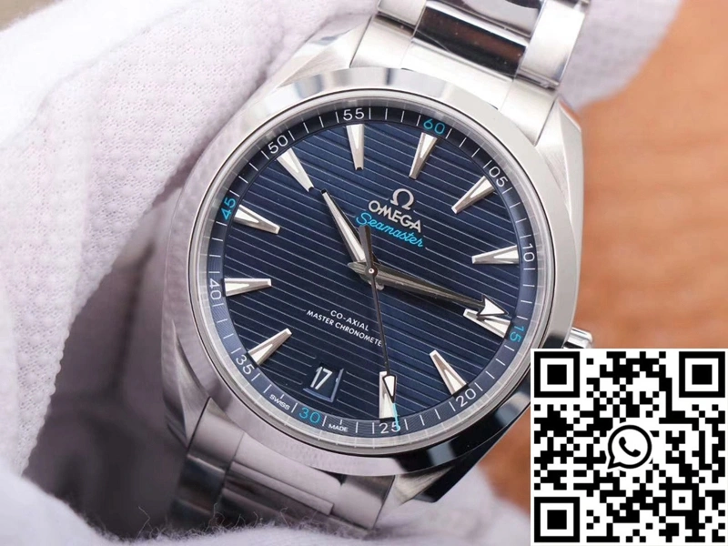 EasyMatch Omega Seamaster 220.10.41.21.03.001 VS Factory Blue Dial 336