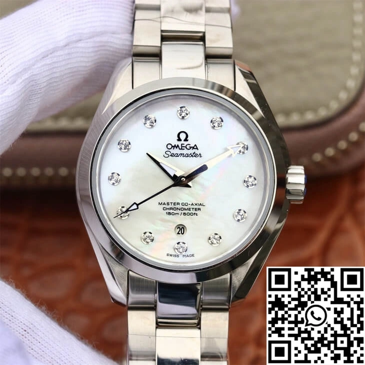 Tailored Omega Seamaster 231.10.34.20.55.002 Aqua Terra 150M 3S Factory Diamond Dial 345