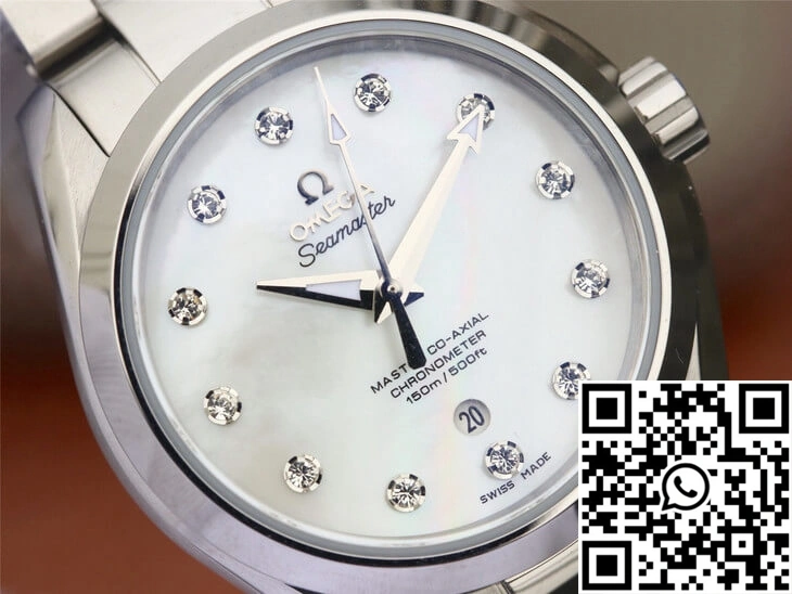 Tailored Omega Seamaster 231.10.34.20.55.002 Aqua Terra 150M 3S Factory Diamond Dial 345