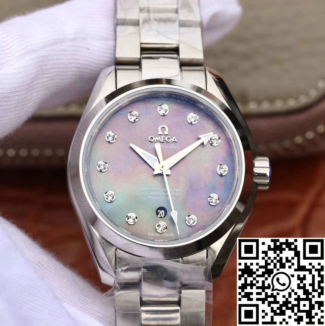 GoodFit Omega Seamaster 231.10.34.20.57.001 Aqua Terra 150M 3S Factory Mother-Of-Pearl Dial 404
