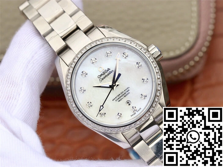 Stylish Omega Seamaster 231.15.34.20.55.002 Aqua Terra 150M 3S Factory White Dial 341