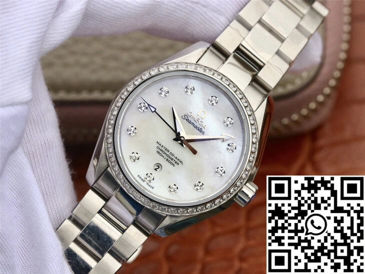 Stylish Omega Seamaster 231.15.34.20.55.002 Aqua Terra 150M 3S Factory White Dial 341