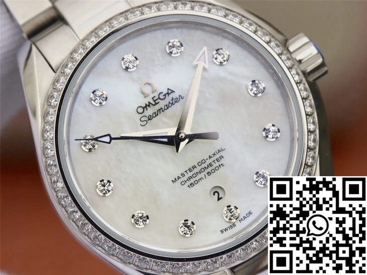 Stylish Omega Seamaster 231.15.34.20.55.002 Aqua Terra 150M 3S Factory White Dial 341