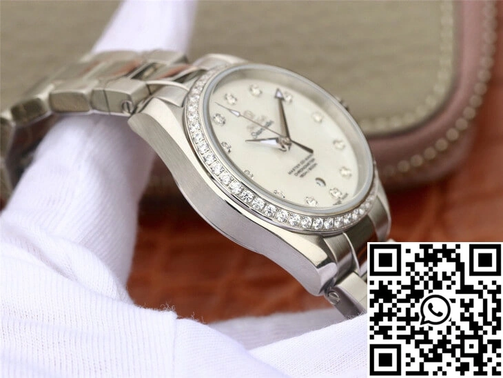 Stylish Omega Seamaster 231.15.34.20.55.002 Aqua Terra 150M 3S Factory White Dial 341