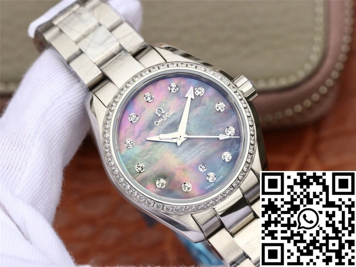 UrbanStyle Omega Seamaster 231.15.34.20.57.001 Aqua Terra 150M 3S Factory Mother-Of-Pearl Dial 351