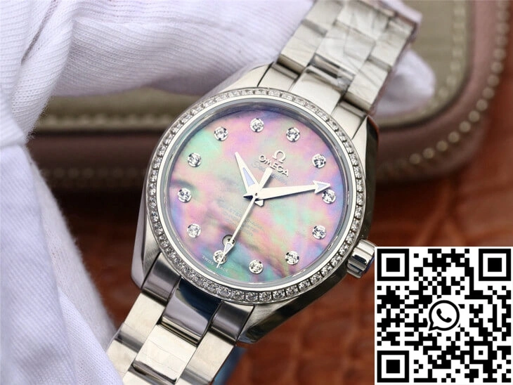 UrbanStyle Omega Seamaster 231.15.34.20.57.001 Aqua Terra 150M 3S Factory Mother-Of-Pearl Dial 351