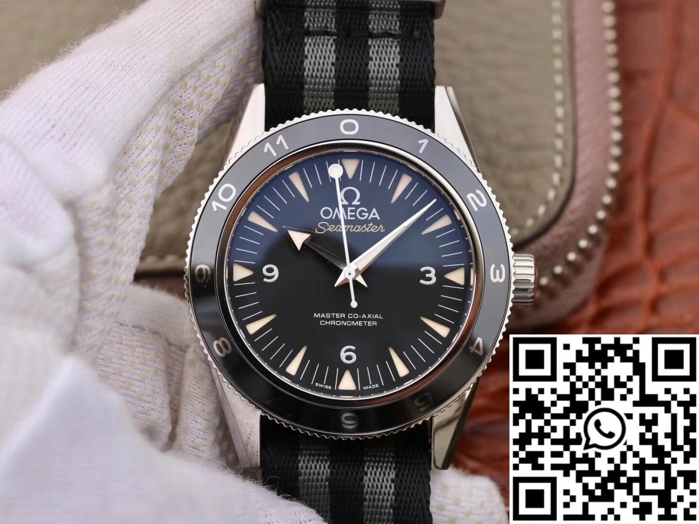 Omega Seamaster 300 Spectre 007 Limited Edition 233.32.41.21.01.001 VS Factory Black Dial HighQuality 437